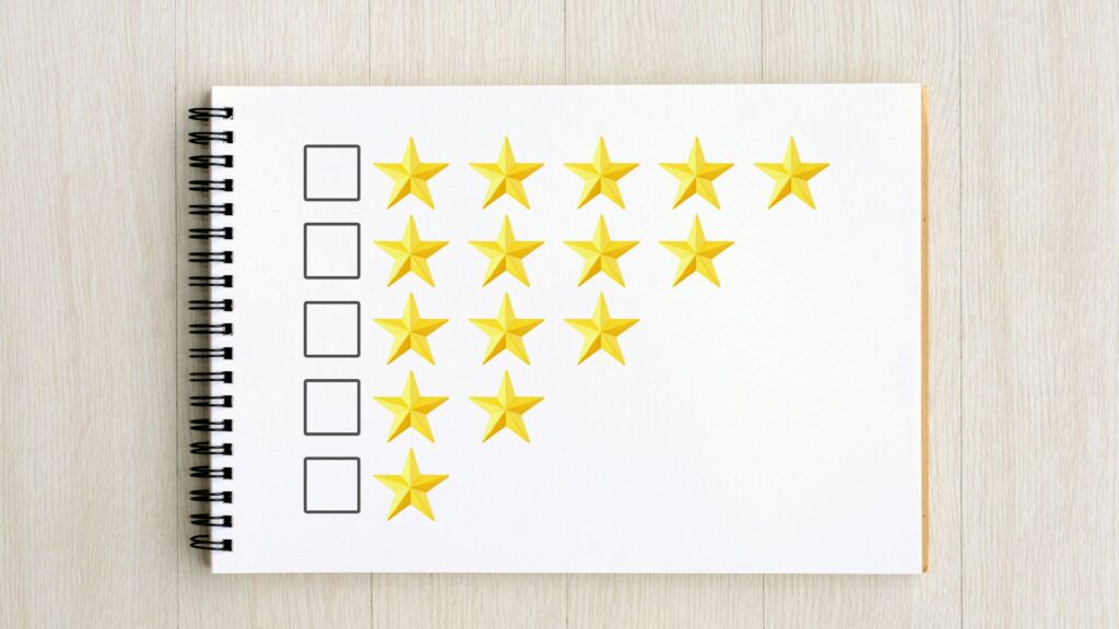 Impacto de avaliações 5 estrelas na decisão de compra de clientes
